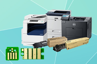 Replacement Chips for Dell S3840cdn, Xerox 6510n... Series Cartridges